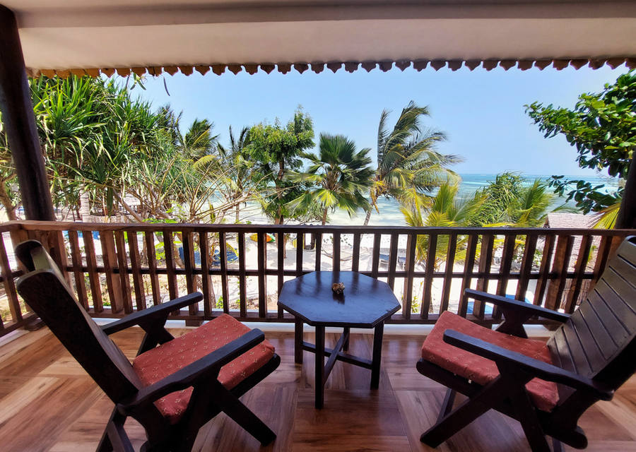 Balcony with sea view